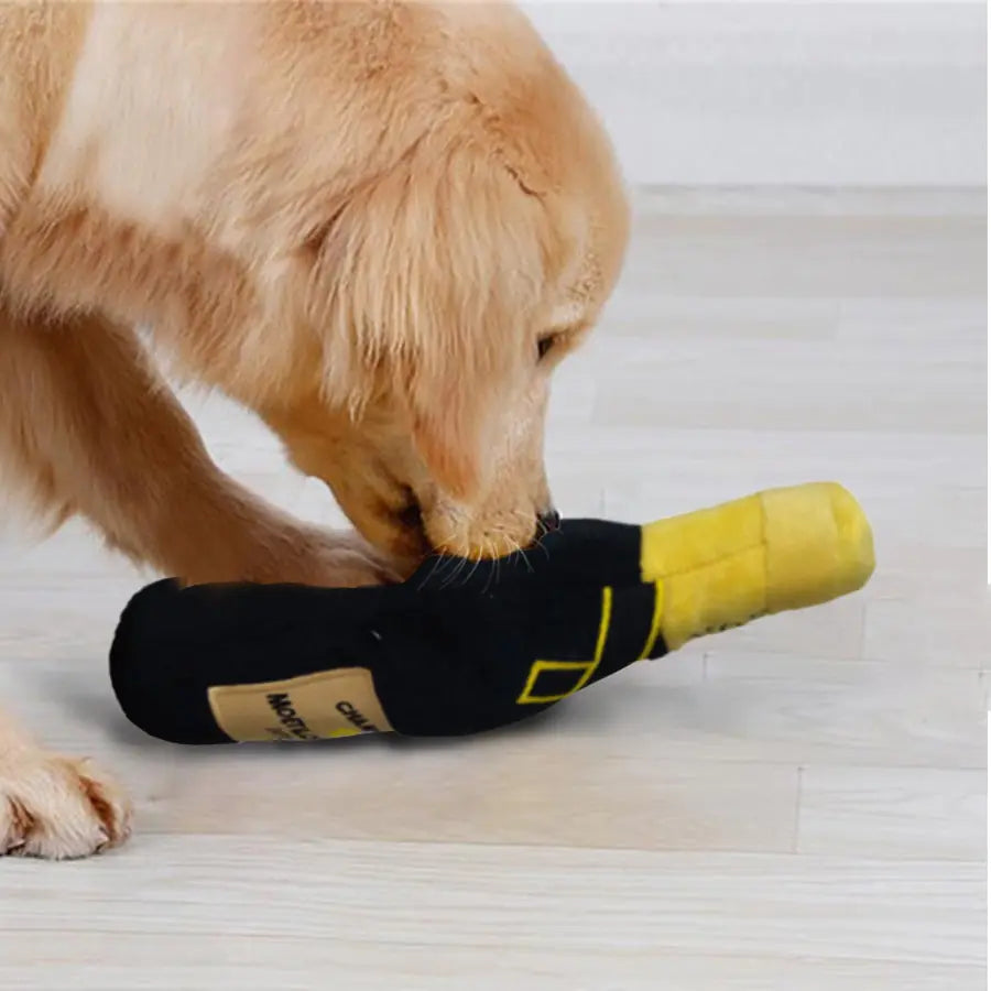 Juego de cachorros en barril de bourbon