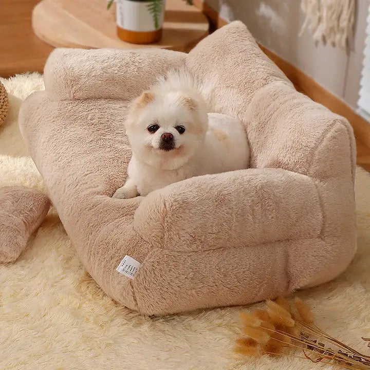 Opulent Plush Pet Lounger
