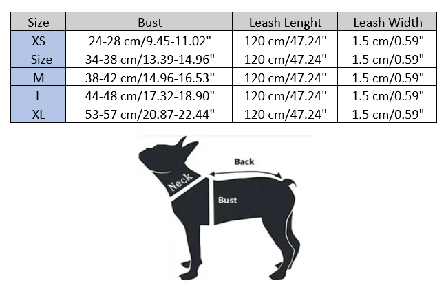 Secure Reflective Harness Set For Small Pets