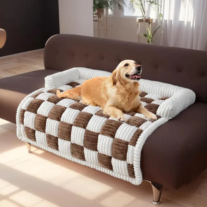 Cozy Plush Padded Pet Bed