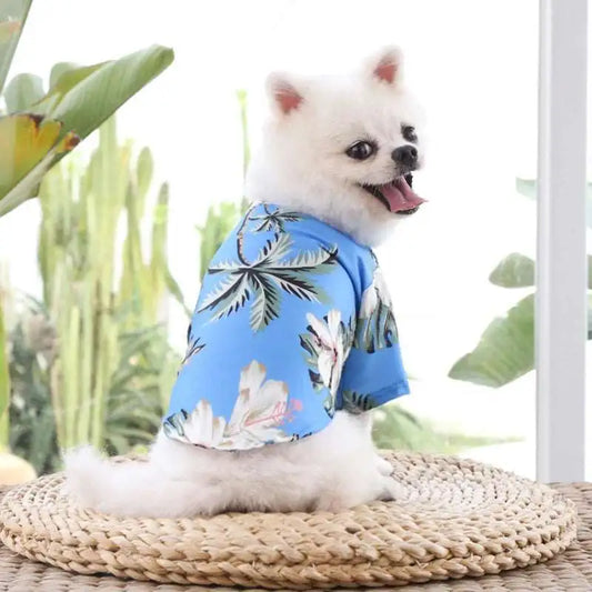 T-shirts hawaïens tropicaux pour chiens
