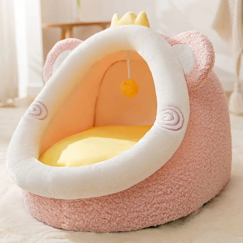 Cozy Nook Pet Bed for Small Animals
