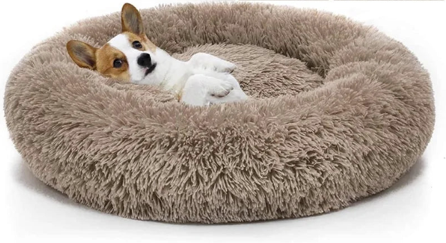 Cozy Donut Dog Bed