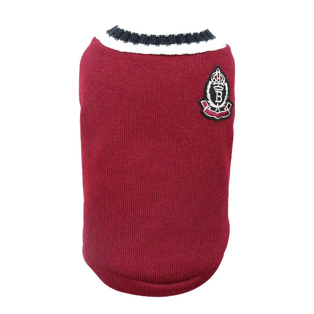 Academic Knit Pet Vest