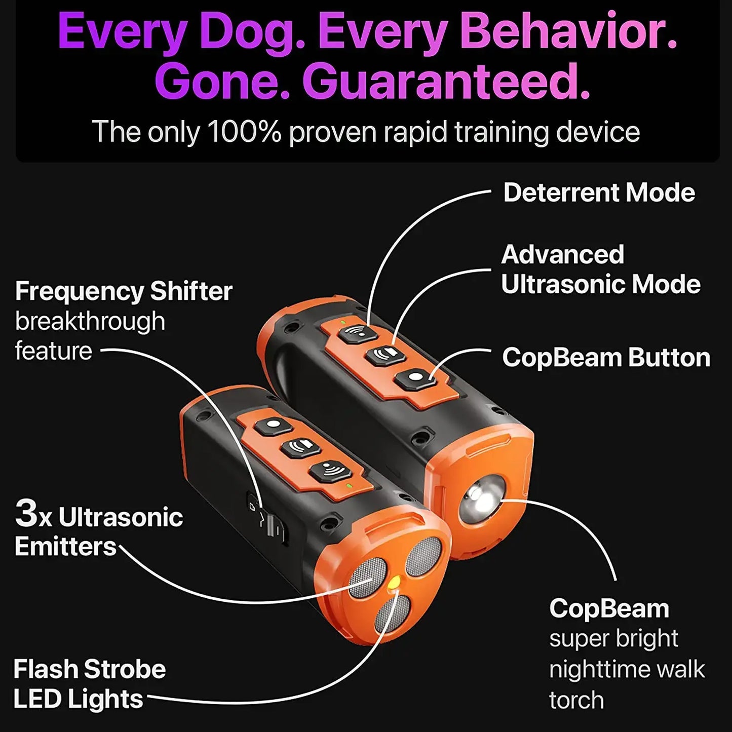 Entrenador y disuasivo SonicPet