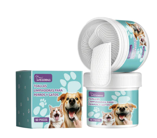Pet Dental Finger Sleeves for Tartar Removal