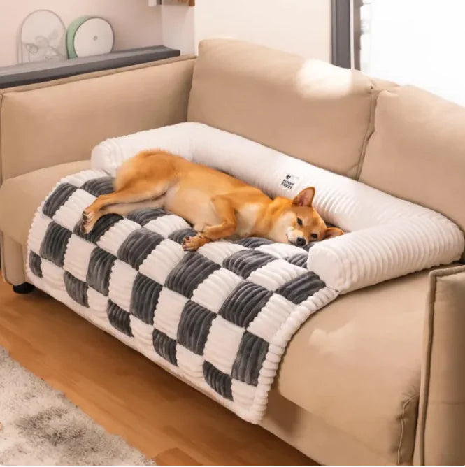 Cozy Plush Padded Pet Bed