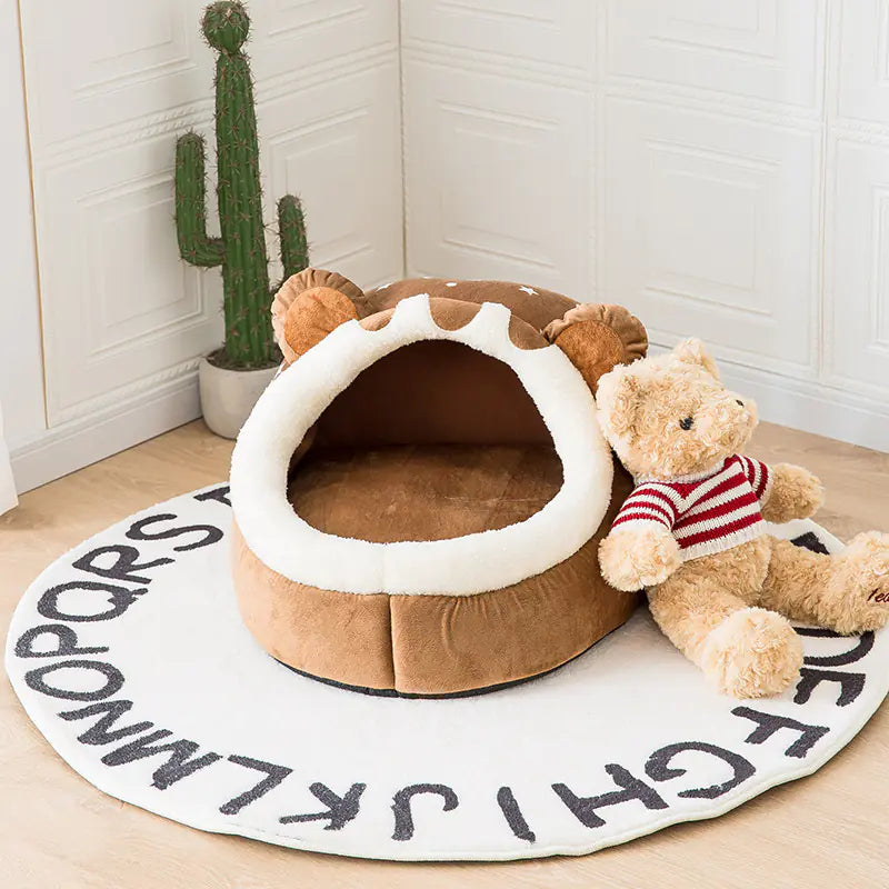 Cozy Nook Pet Bed for Small Animals