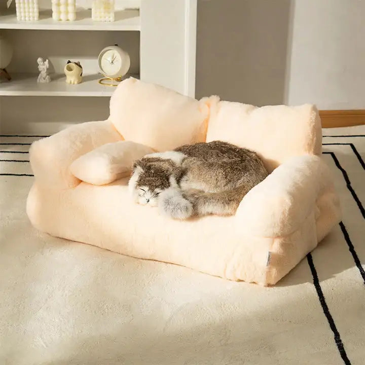 Opulent Plush Pet Lounger