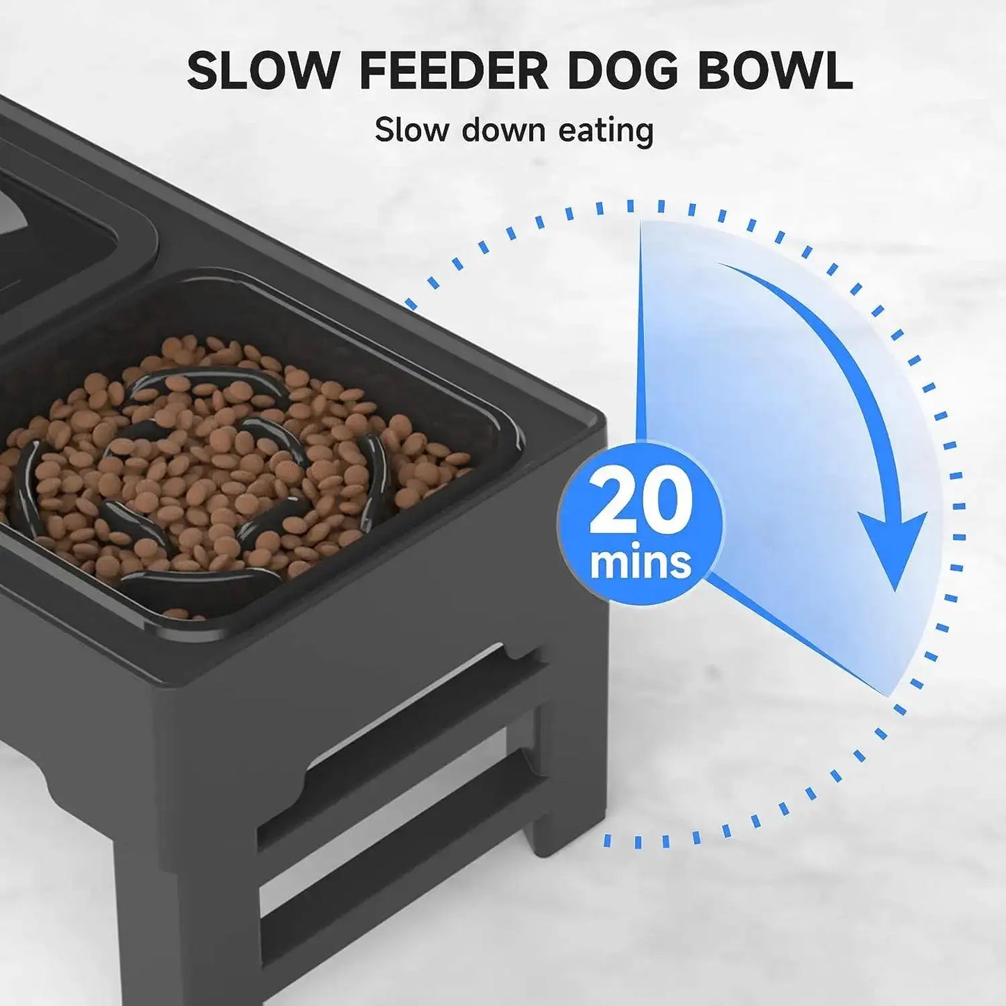 FlexiHeight Pet Bowl Set