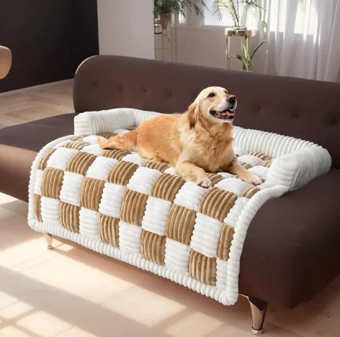 Cozy Plush Padded Pet Bed
