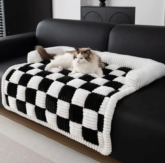 Cozy Plush Padded Pet Bed