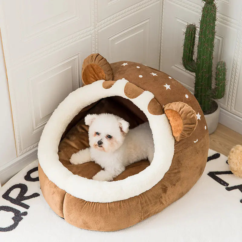 Cozy Nook Pet Bed for Small Animals