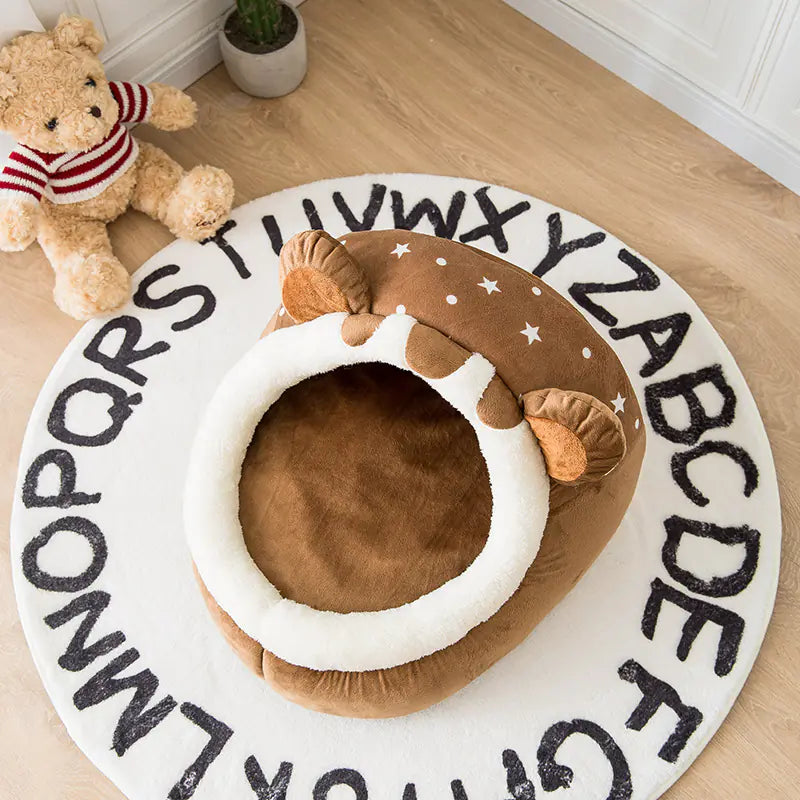 Cozy Nook Pet Bed for Small Animals